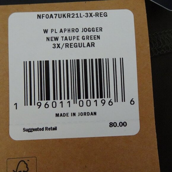 North Face Aphrodite Jogger Pants Women's Plus Size 3X Green Activewear - Picture 10 of 12